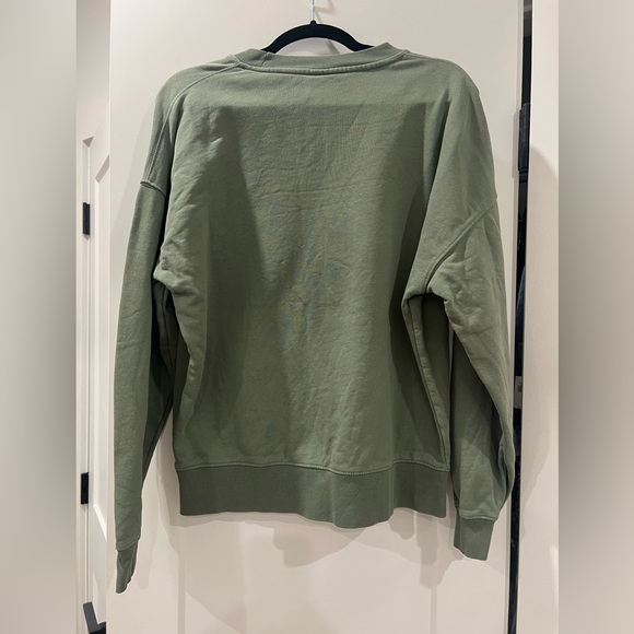Zara Green Crewneck Sweatshirt - Picture 2 of 4